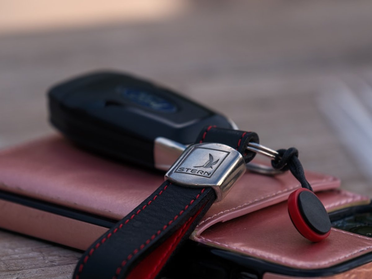 Housse de clé cuir anti-RFID sécurité voiture