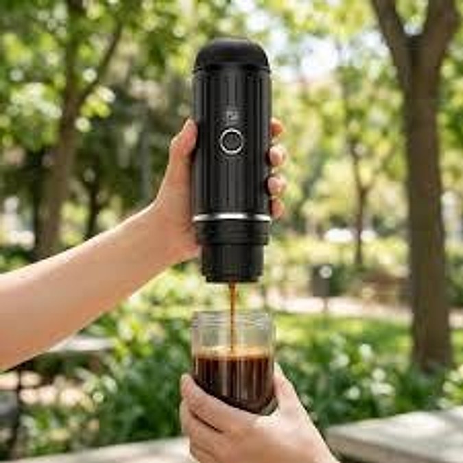 Pack Café — Machine espresso portable pour voiture